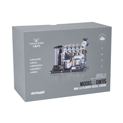 Workable Mini Diesel Engine Metal Model Kit