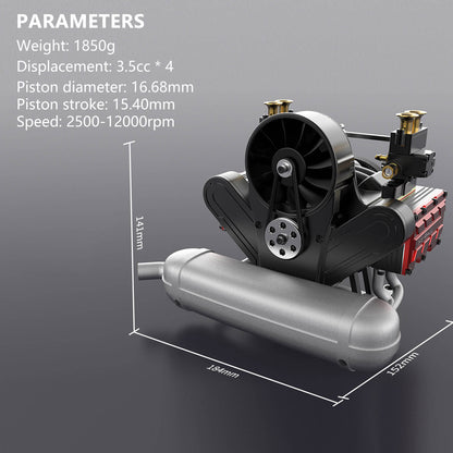 Stroke Nitro Model DIY Engine Kit