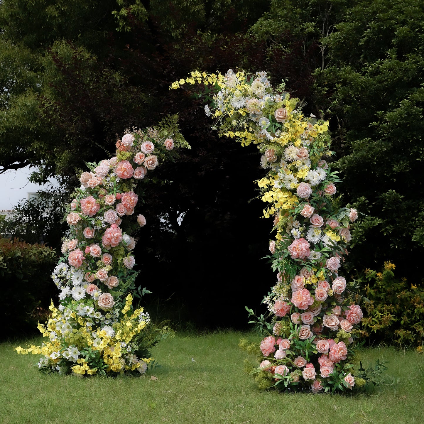 Tara:2023 New Wedding Background Floral Arch Including Frame -R966