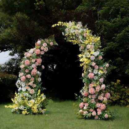 Tara:2023 New Wedding Background Floral Arch Including Frame -R966