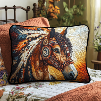 Mystic Mustang Quilted Bedding Pillow Case NCU0VH725