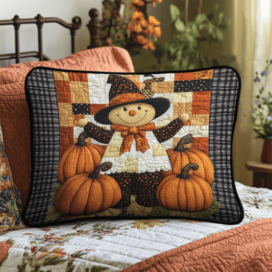 Happy Harvest Scarecrow Quilted Bedding Pillow Case NCU0TH2158