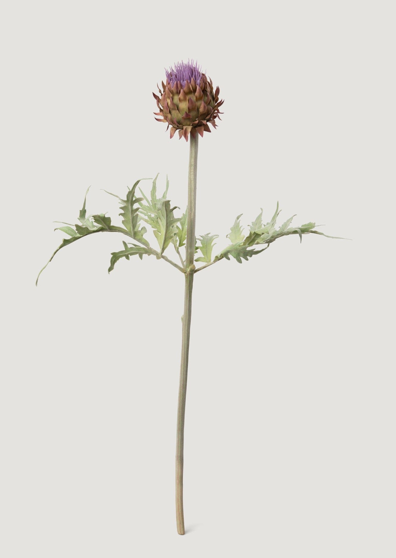 SALE - Purple Artificial Thistle Flower - 28"