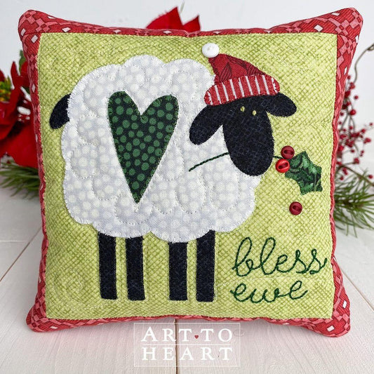 Christmas Sheep CLA080424235 Quilted Pillow Case