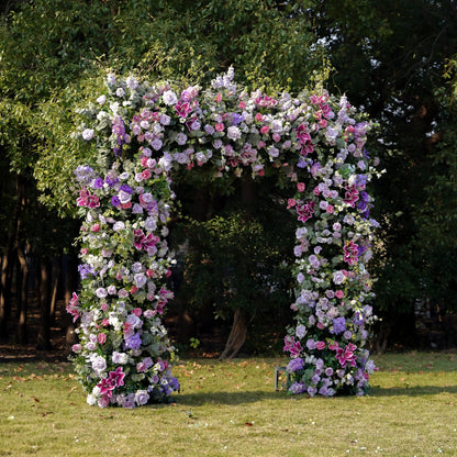 2023 New Wedding Party Background Floral Arch Decoration include Frame